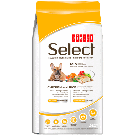 Picart Select MINI LIGHT – STERILISED Chicken and Rice