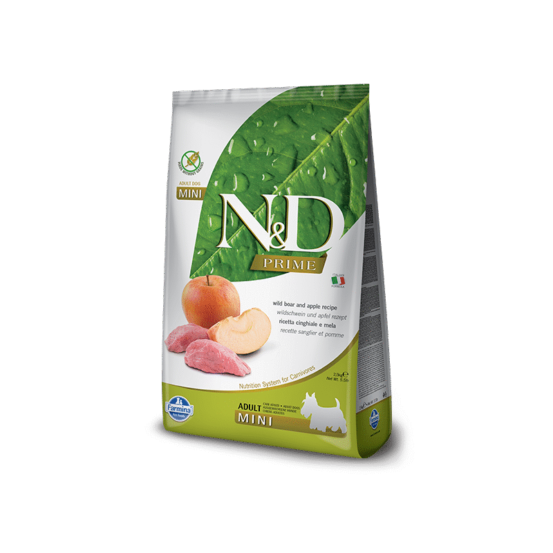 Farmina ND Dog Prime Adult Mini con jabalí y manzana 7 kg