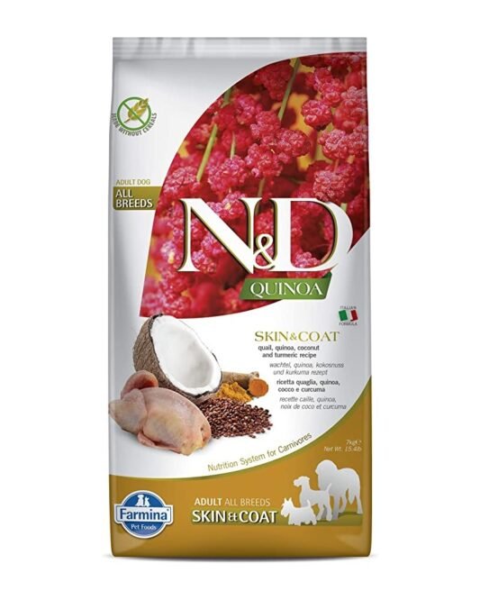 Farmina Quinoa Skin Coat con venado 7 kg