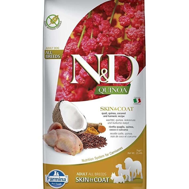 Farmina Quinoa Skin Coat con venado 7 kg