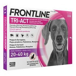 frontline tri-act perros 20-40kg pipetas antiparasitario