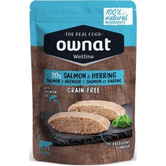 Ownat Wetline Salmón y Arenque caja x10uds