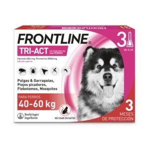 frontline tri-act perros 40-60kg pipetas antiparasitario