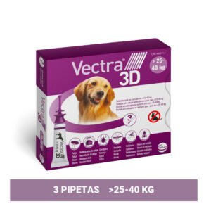 Vectra 3D 25-40kg pipetas antiparasitarias perros grandes