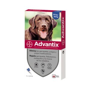 advantix perros 25-40kg pipetas antiparasitario