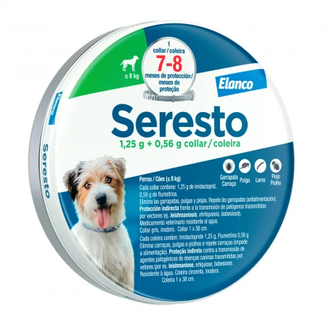 Collar antiparasitario Seresto -8kg