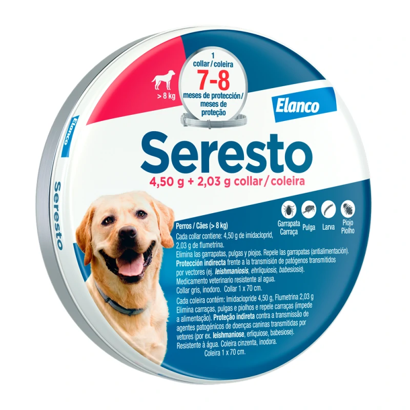 Collar Antiparasitario Seresto +8kg