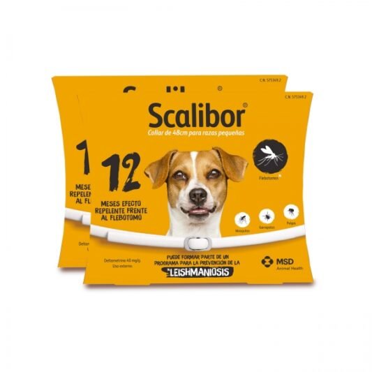 Scalibor 48cm Collar 12 meses pack x 2