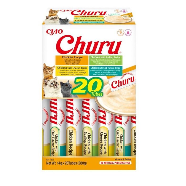 Churu  de Pollo Variedades Snack Líquido para gatos