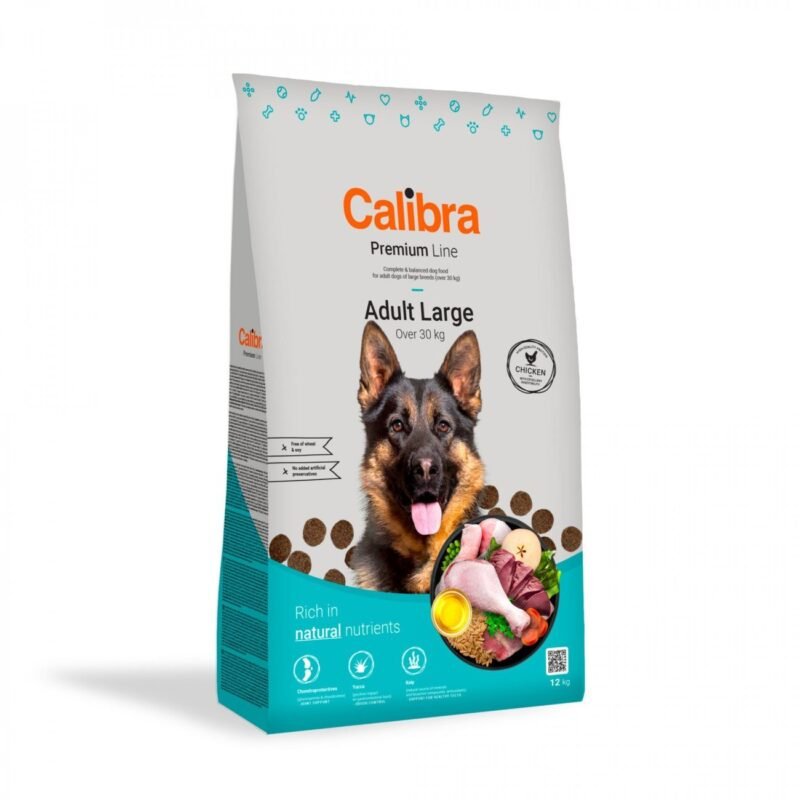 Calibra Dog Premium Line Adult Large Breed Pollo para Perros Grandes — 12 kg