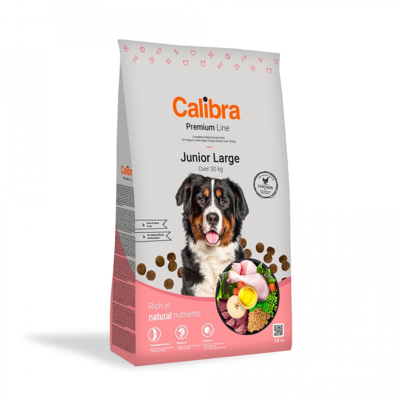 Calibra Dog Premium Line Junior Large Breed Pollo para Perros Grandes — 12 kg