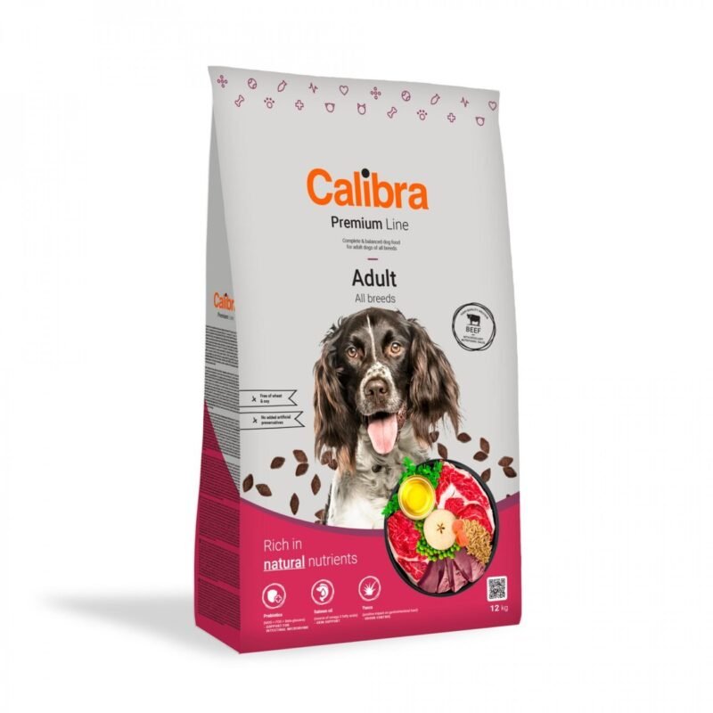 Calibra Dog Premium Line Adult Ternera para Perros — 12 kg