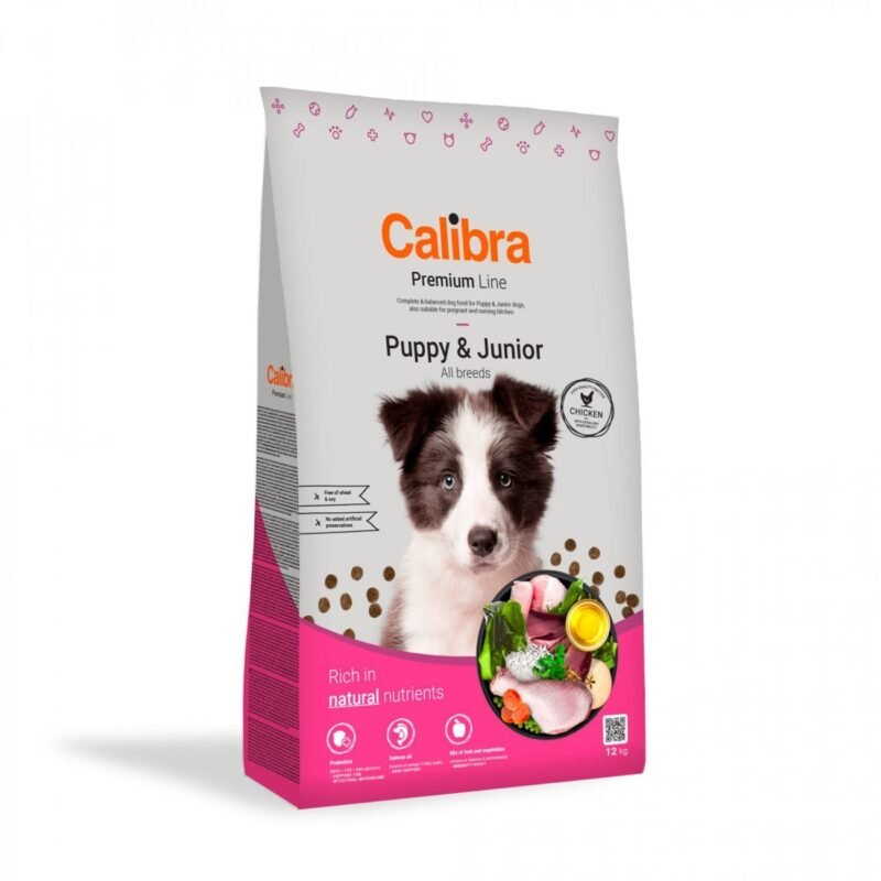 Calibra Dog Premium Line Puppy & Junior Pollo para Perros — 12 kg