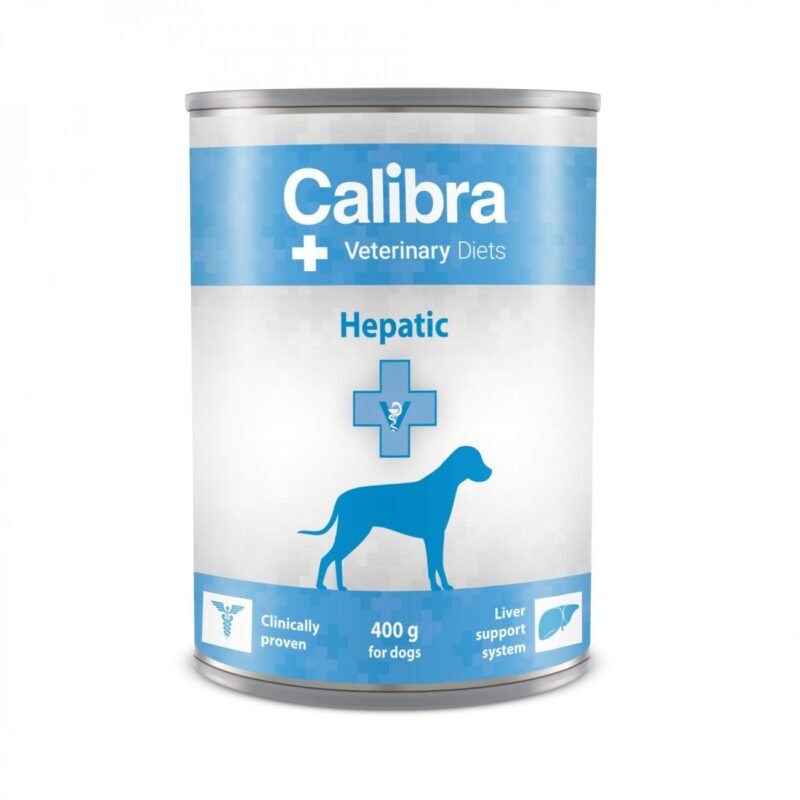 Calibra Veterinary Diets Hepático Húmedo para Perros — Pack 6 x 400 g