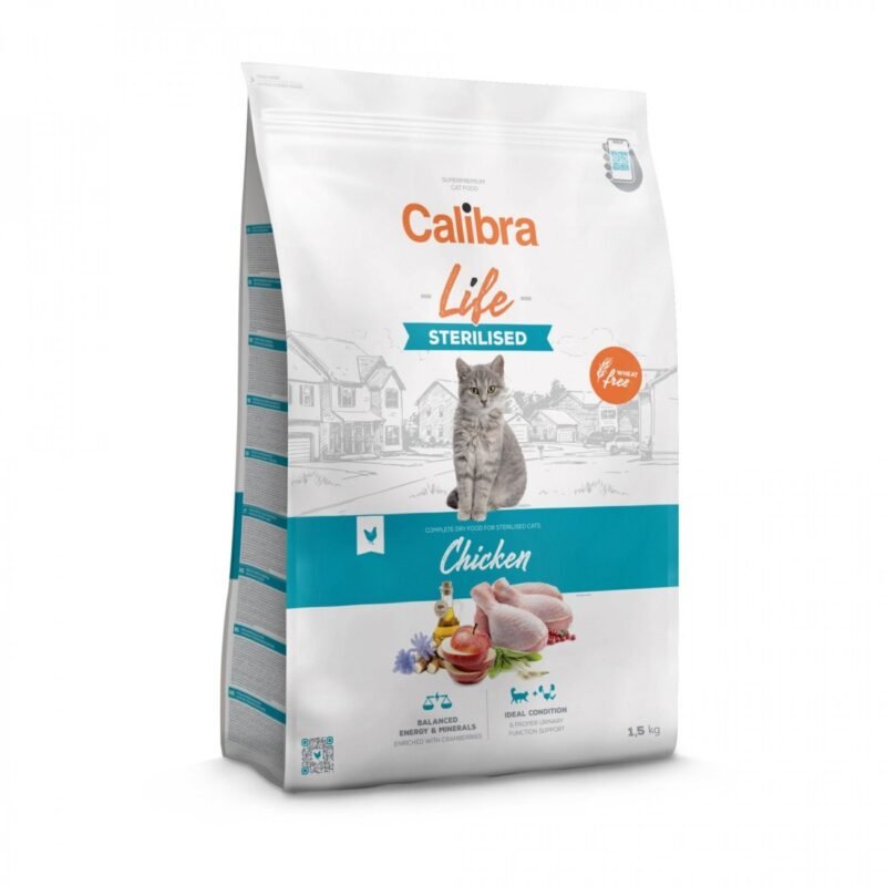 Calibra Cat Life Sterilised Pollo para Gatos Esterilizados — 6 kg