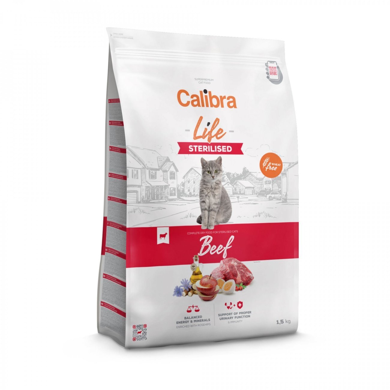 Calibra Cat Life Sterilised Ternera para Gatos Esterilizados — 6 kg