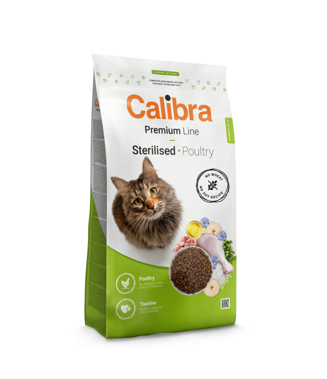 Calibra Cat Premium Line Sterilised Ave para Gatos Esterilizados — 10 kg