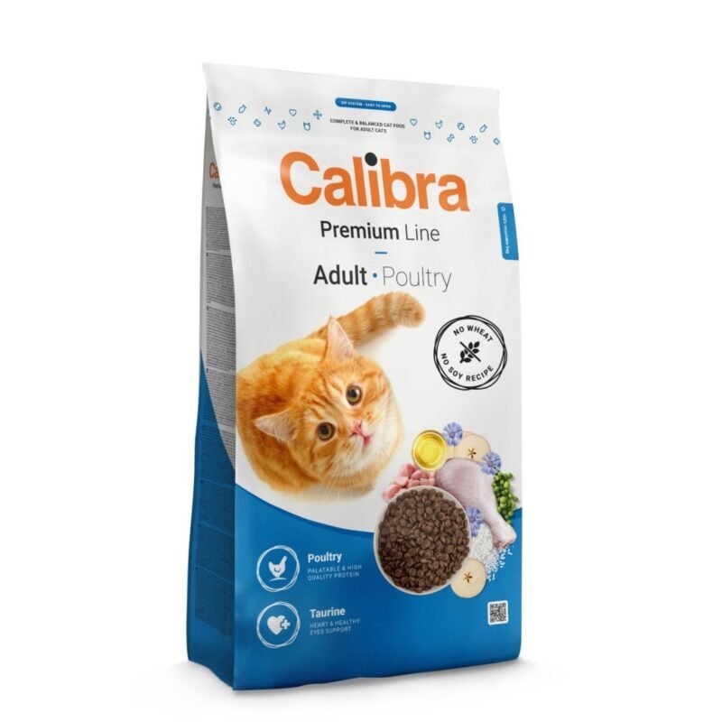 Calibra Cat Premium Line Adult Ave para Gatos — 10 kg