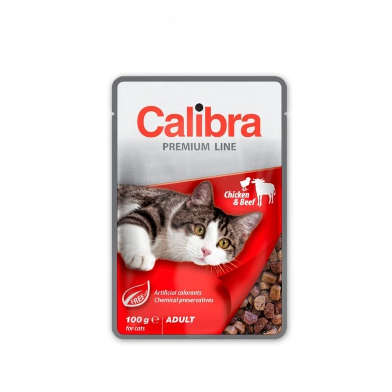 Calibra Cat Premium Adult Pollo y Ternera para Gatos — Sobre 100 g