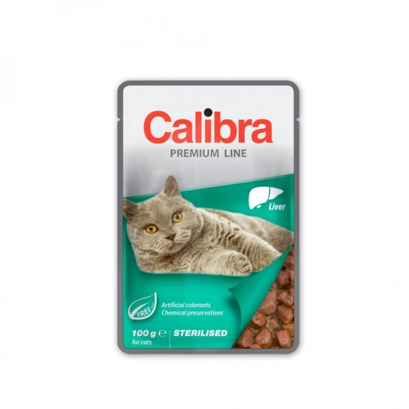 Calibra Cat Premium Sterilised Hígado para Gatos Esterilizados — Sobre 100 g