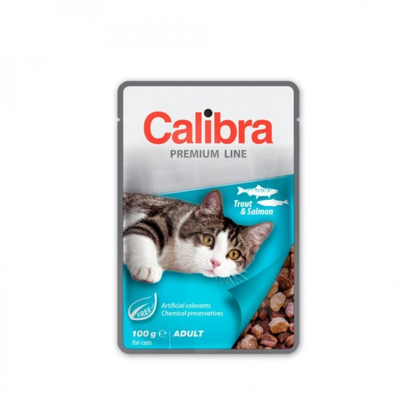 Calibra Cat Premium Adult Trucha y Salmón para Gatos — Sobre 100 g