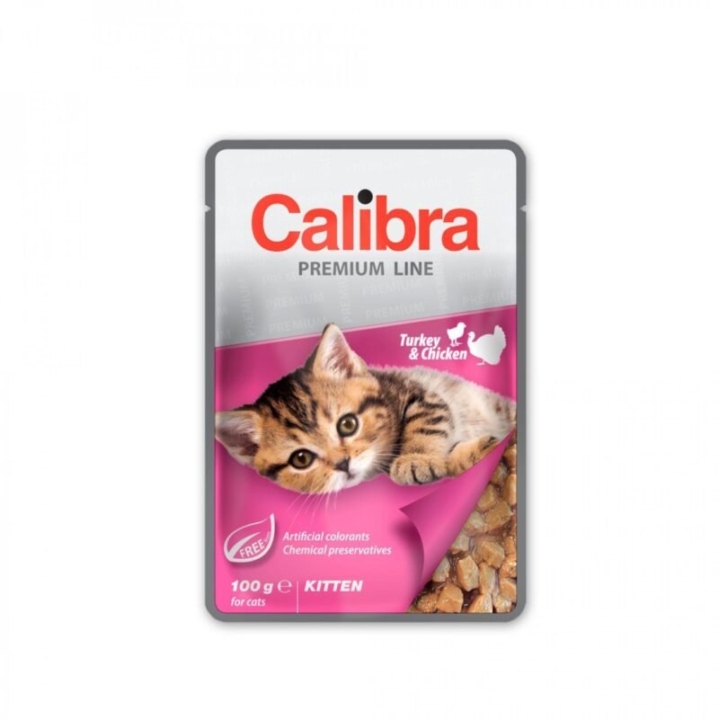 Calibra Cat Premium Kitten Pavo y Pollo para Gatitos — Sobre 100 g