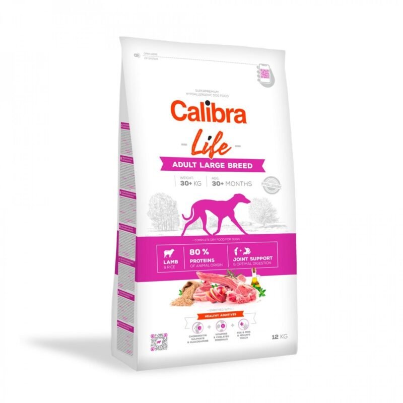 Calibra Dog Life Adult Large Breed Cordero para Perros Grandes — 12 kg