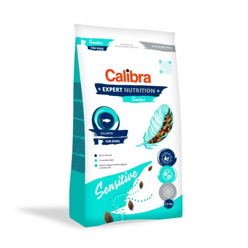 Calibra Dog Expert Nutrition Sensitive Salmón para Perros — 12 kg