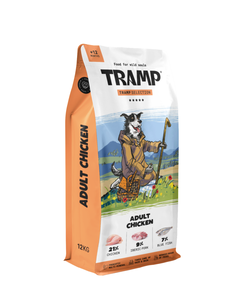 Gamas de pienso Tramp para perros