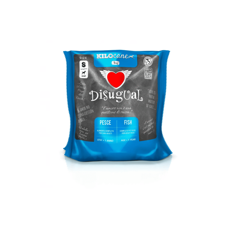 Disugual Pienso Monoproteico de Pescado para Perros Pequeños 1 kg