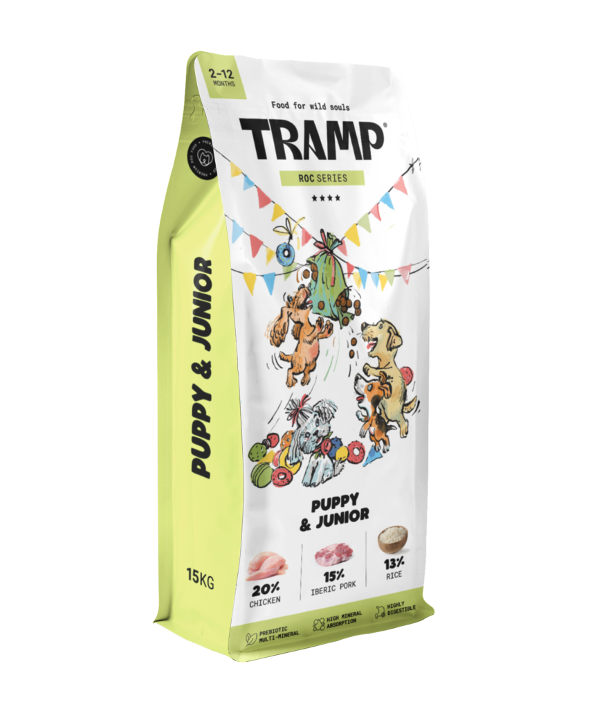 Pienso Tramp cachorros Roc Puppy y Junior
