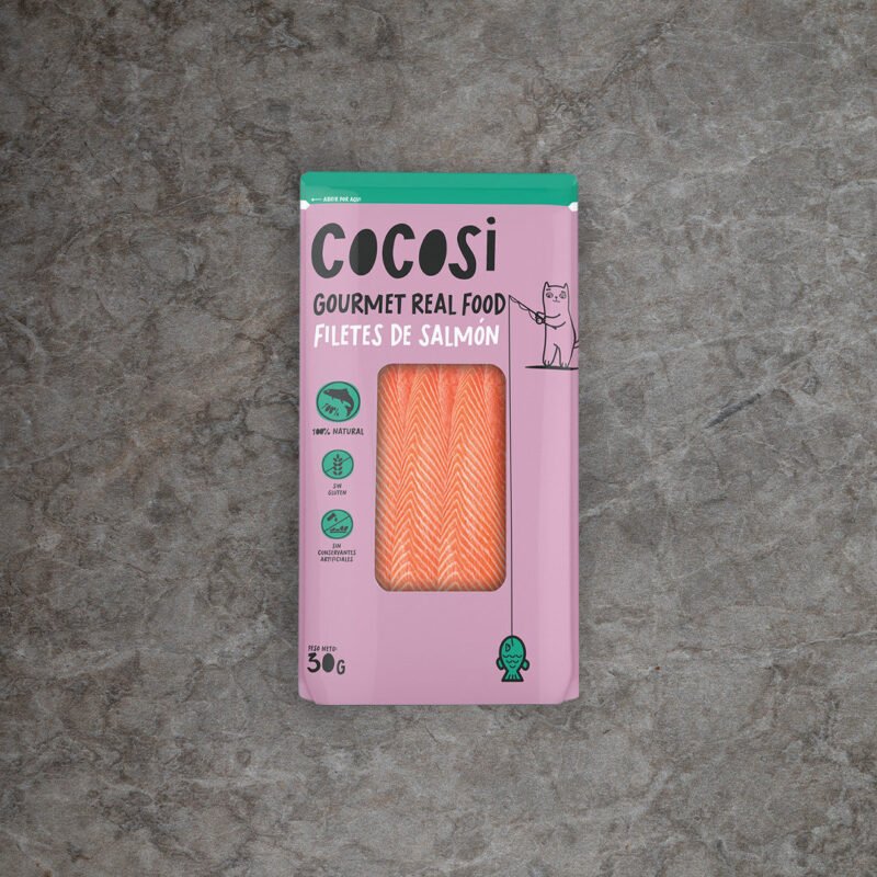 Cocosi Snack de gato lomo de salmón