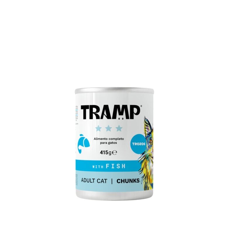 Tramp Cat Trozos de Pescado