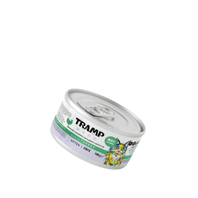 Tramp Cat Pate Premium Kitten de Pavo