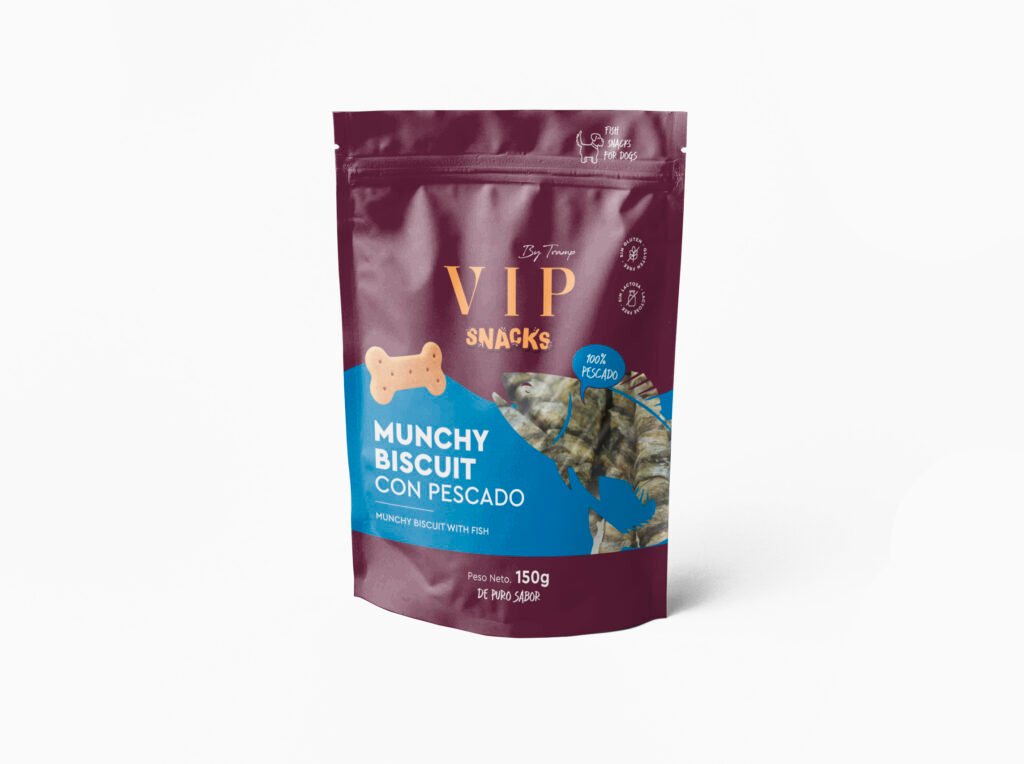 Tramp VIP Munchy Biscuit Pescado