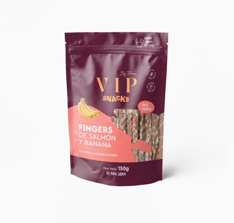Tramp VIP Fingers Salmón & Banana