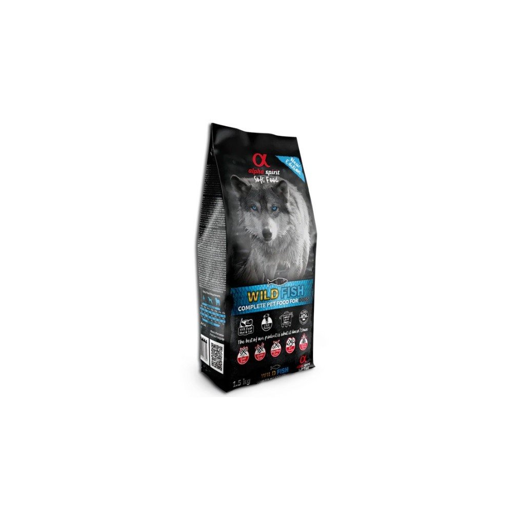 Alpha Spirit Pescado Semihúmedo Perro 1,5 kg