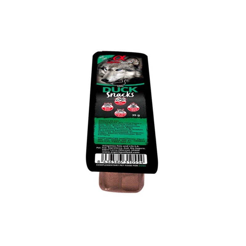 Alpha Spirit Snack Pato Para Perros