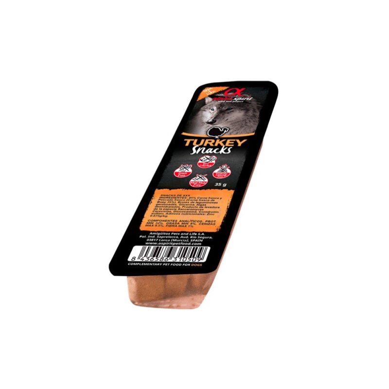 Alpha Spirit Snack Pavo Para Perros