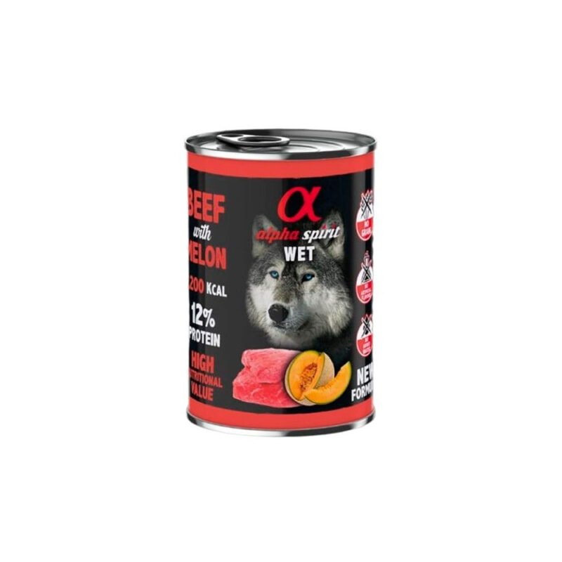 Alpha Spirit Ternera con Melón Perro Latas
