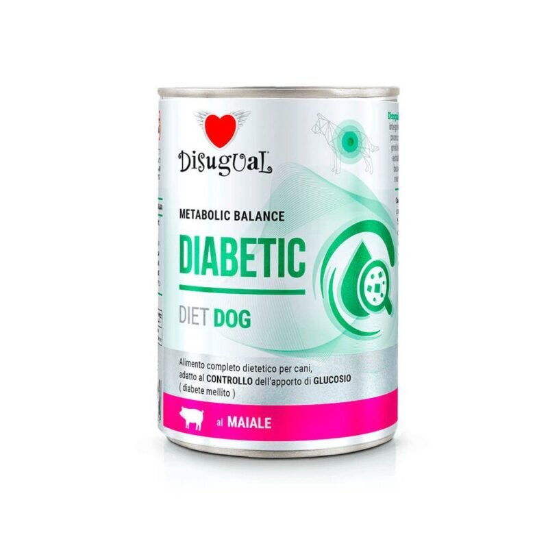 Disugual Diet Diabetic Cerdo Lata para Perros