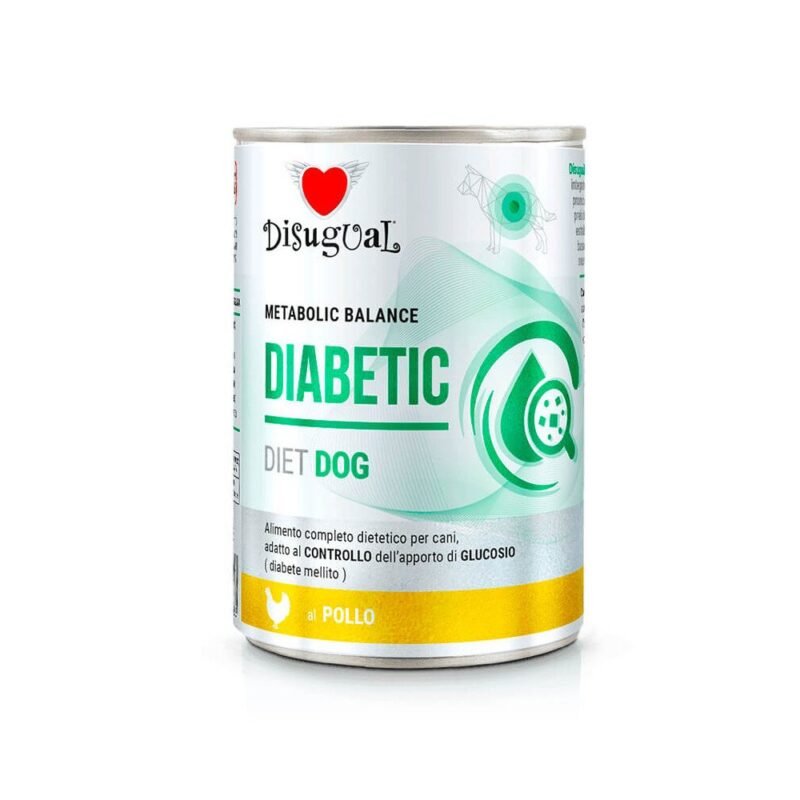 Disugual Diet Diabetic Pollo Lata para Perros