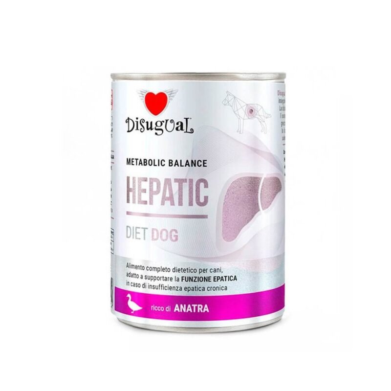 Disugual Diet Hepatic Pato Lata para Perros