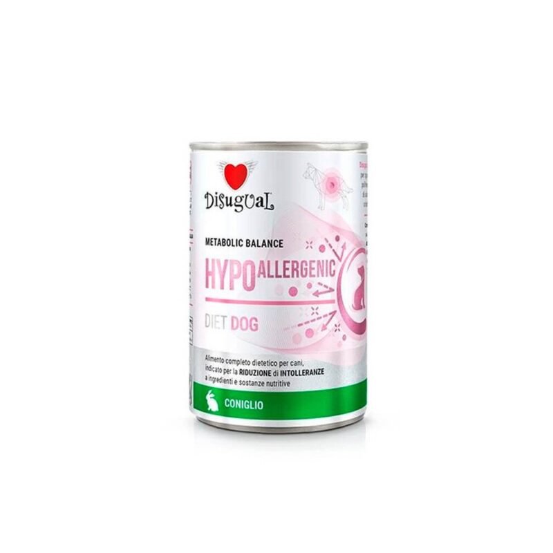 Disugual Diet Hypoallergenic Conejo Lata para Perros