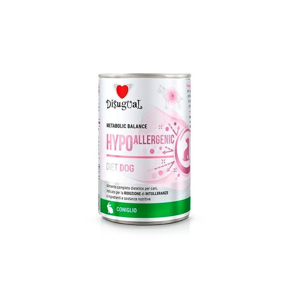 Disugual Diet Hypoallergenic Conejo Lata para Perros
