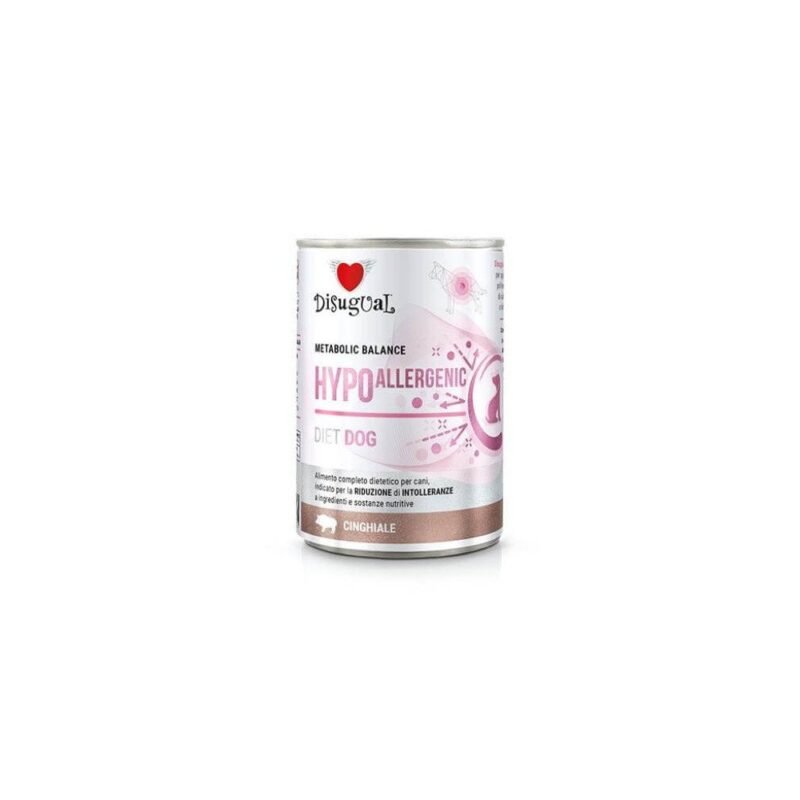 Disugual Diet Hypoallergenic Jabalí Lata para Perros