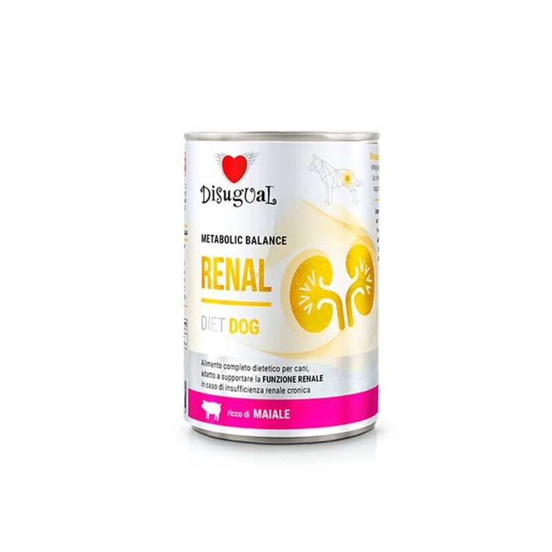 Disugual Diet Renal Cerdo Lata para Perros