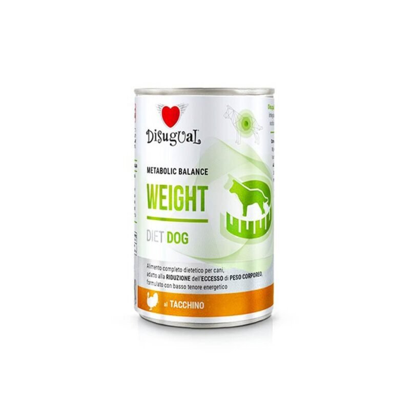 Disugual Diet Weight Pavo Lata para Perros