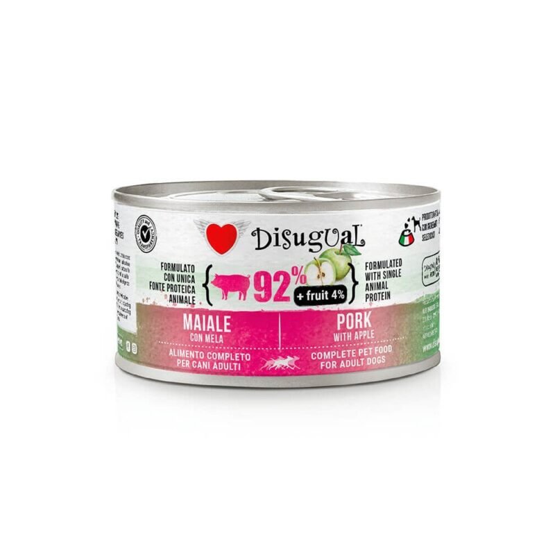 Disugual Fruit Cerdo con Manzana Lata para Perros