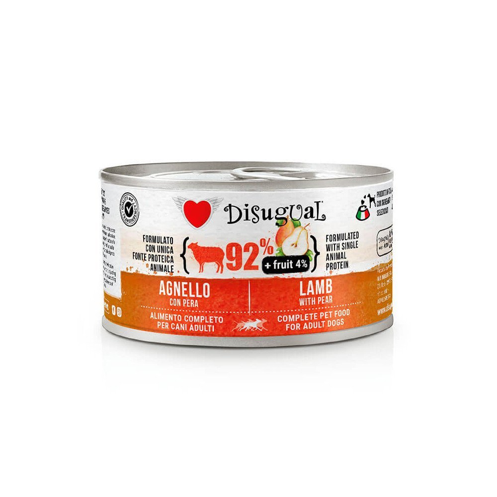 Disugual Fruit Cordero con Pera Lata para Perros